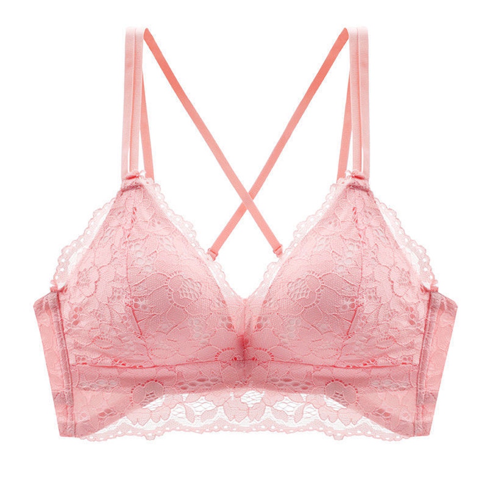 Áo Lót Nâng Ngực 3 / 4 Phối Ren Màu Sắc Nhã Nhặn