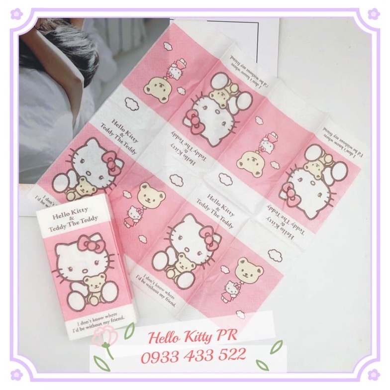 Khăn giấy bỏ túi Hello Kitty