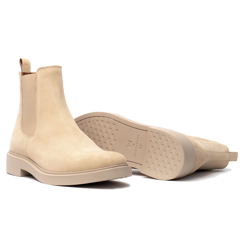 Giày boot THE WOLF basic wolf chelsea boot - Tan