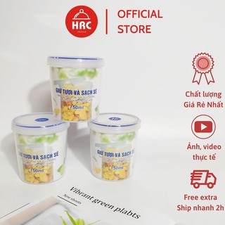 Hộp nhựa tròn đựng thực phẩm 750ml [Siêu rẻ] Song Long