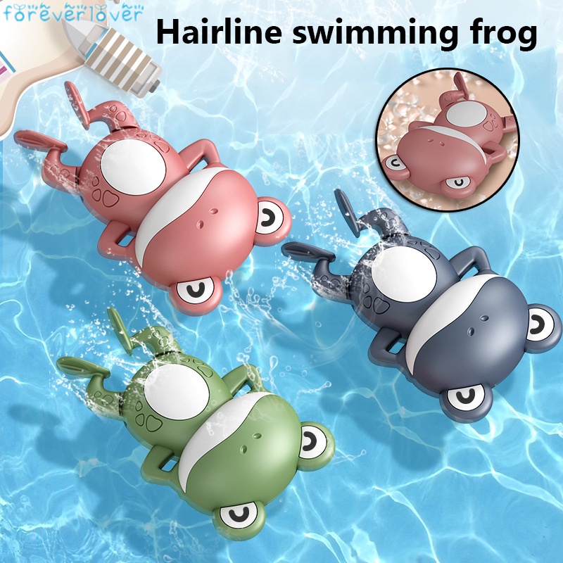  Baby Bath Toys Cute Clockwork Animals Frog Water Toys Swimming Pool Water Game Best Gifts for Children