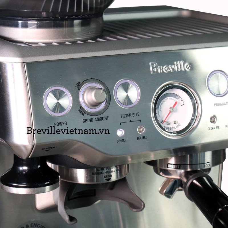 Máy Pha Cà Phê Breville 870 - BẢO HÀNH 12 THÁNG. ( HÀNG CHÍNH HÃNG CÓ HÓA ĐƠN CO/CQ CHỨNG NHẬN XUẤT SỨ VÀ CHẤT LƯỢNG