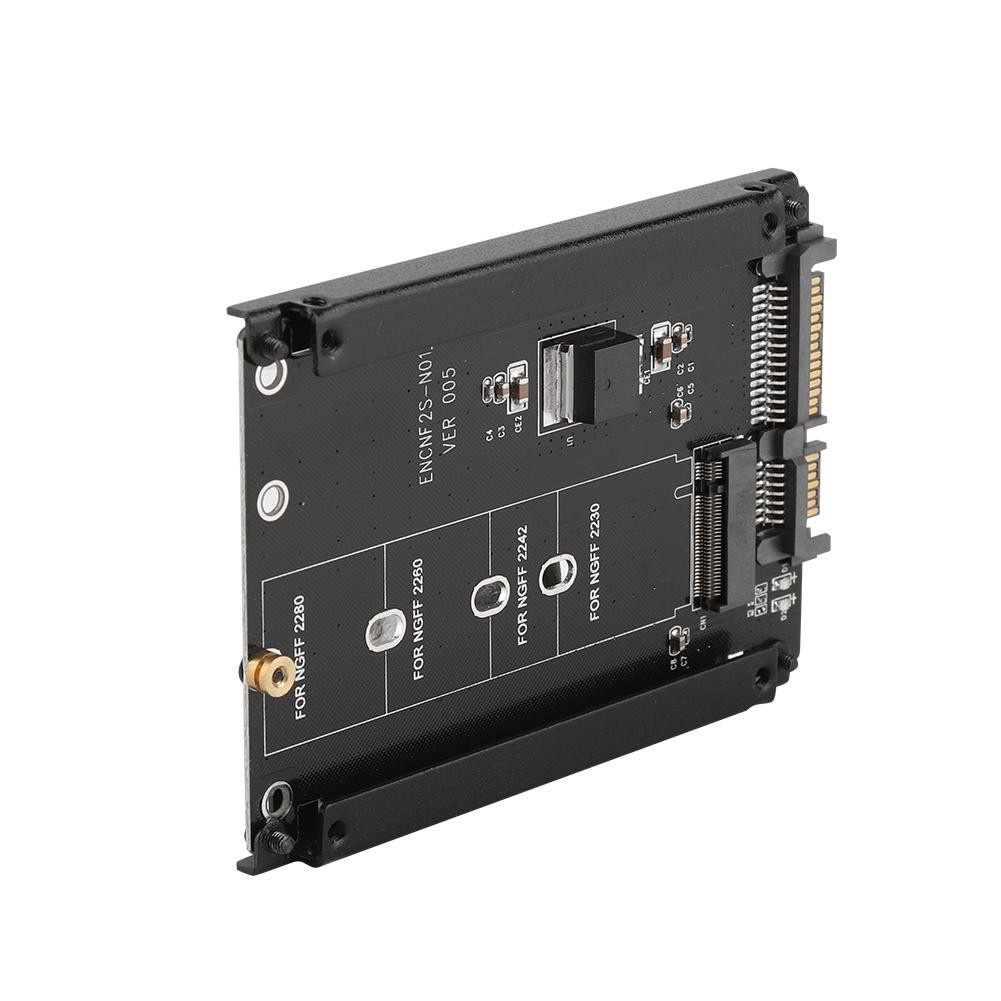 Bộ Chuyển Đổi Nguồn Điện Cao 22pin M.2 Ngff Sang To Ssd 2.5 Sata