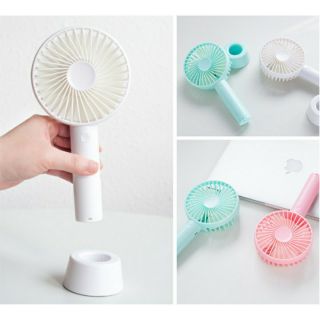 Quạt mini cầm tay tích điện 3 tốc độ gió