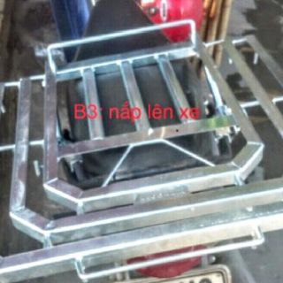 Giá chở hàng xe máy lắp xe wave alpha, wave s, wave Rs