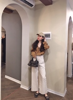 [Ảnh thật] sơ mi nâu