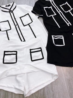 Set áo quần giả váy