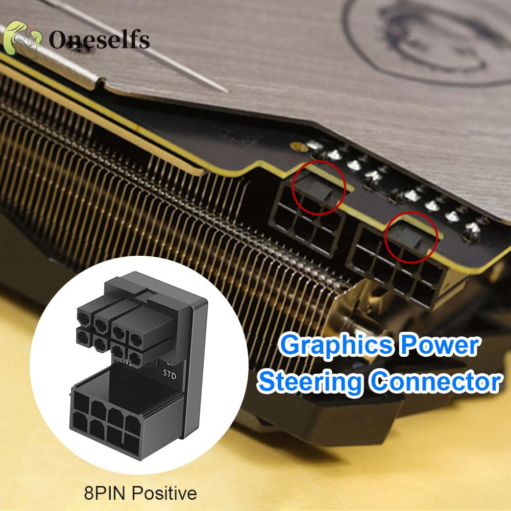 Đầu Chuyển Đổi Cổng Atx 8pin 6pin Sang 8pin 6pin 180 Độ Cho Máy Tính Để Bàn Gpu | BigBuy360 - bigbuy360.vn