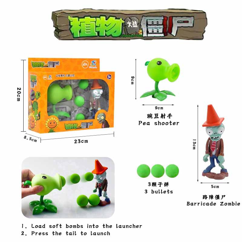 Đồ Chơi Mô Hình Nhân Vật Trong Game Plants Fight Zombies