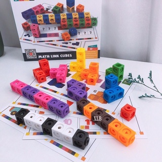 Math link cube- đồ chơi Montessori
