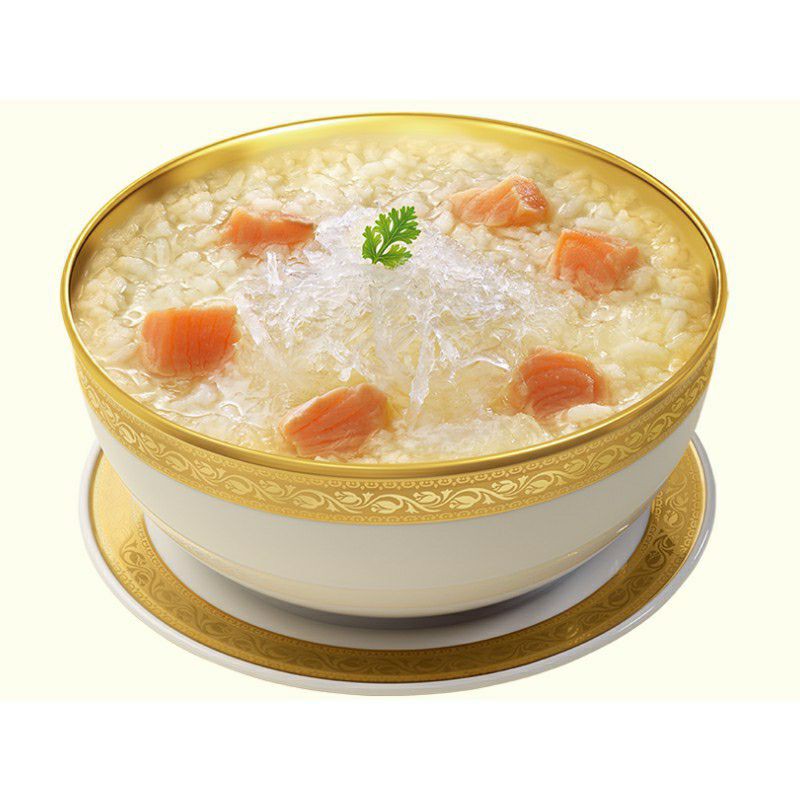 Cháo tổ yến cá hồi sg food