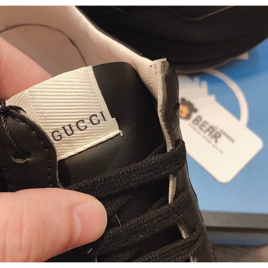 Giày thể thao Guccii Chunky đen full bản SC [HÀNG QUẢNG CHÂU CAO CẤP - FULL BOX] Giày thể thao độn đế nam nữ sang chảnh