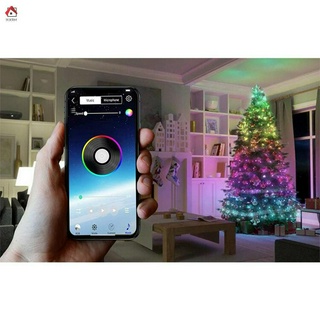 IKXRM Christmas Tree Decoration Lights Custom LED String Lights App Remote Control Light