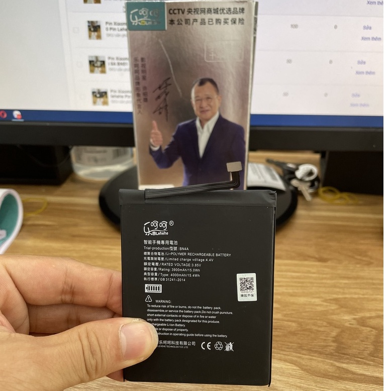 Pin Xiaomi redmi Note 7 BN4A Lehehe chất Lượng Cao