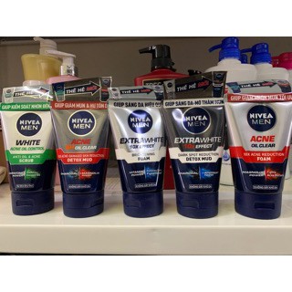 Sữa rửa mặt nivea men 100g
