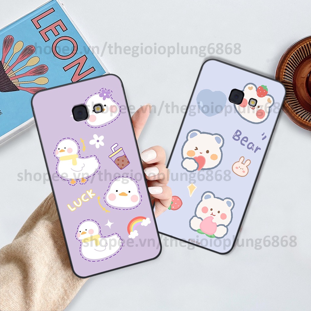 Ốp Samsung A3 2017 / A5 2017 / A7 2017 in hình caro gấu vịt cute dễ thương, đầy đáng yêu