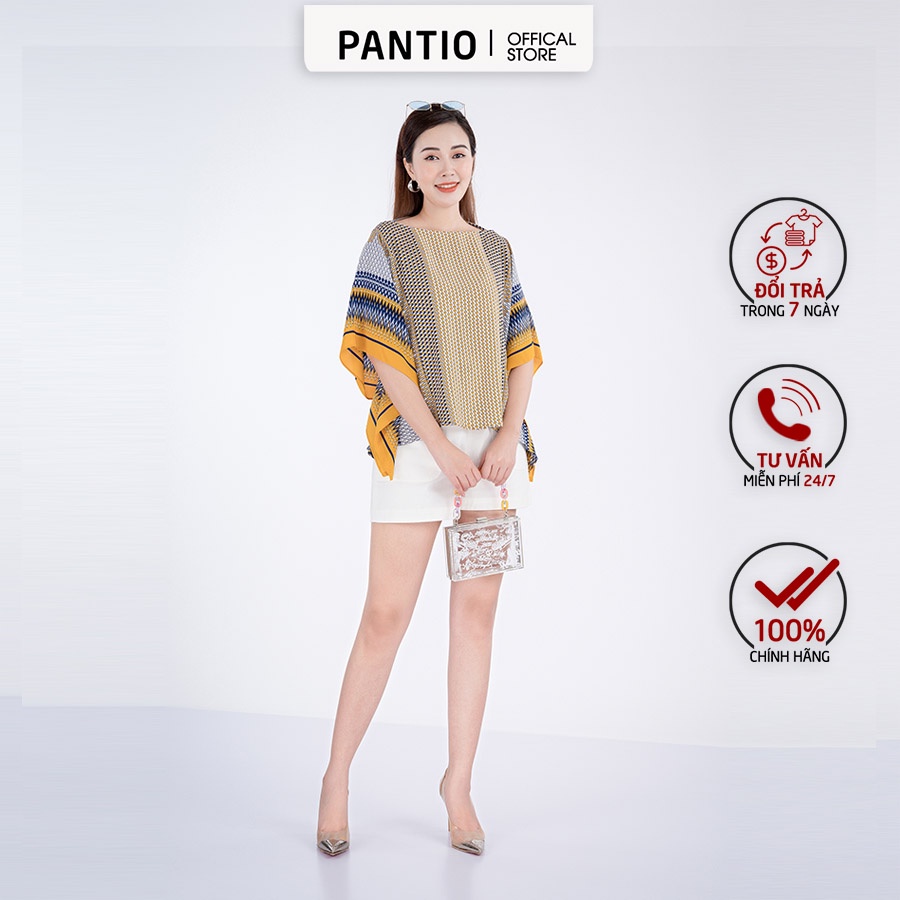 Áo sơ mi lụa thiết kế đặc biệt FAS51966 - PANTIO