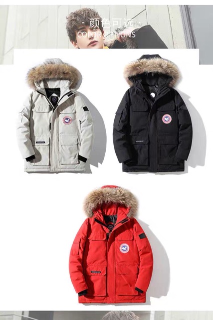 ❄️Phao nam Parka lông vũ dáng trẻ, màu đẹp kèm lông mũ mềm mại  ❌Size M đến 4XL   Giá lẻ #460k🔺