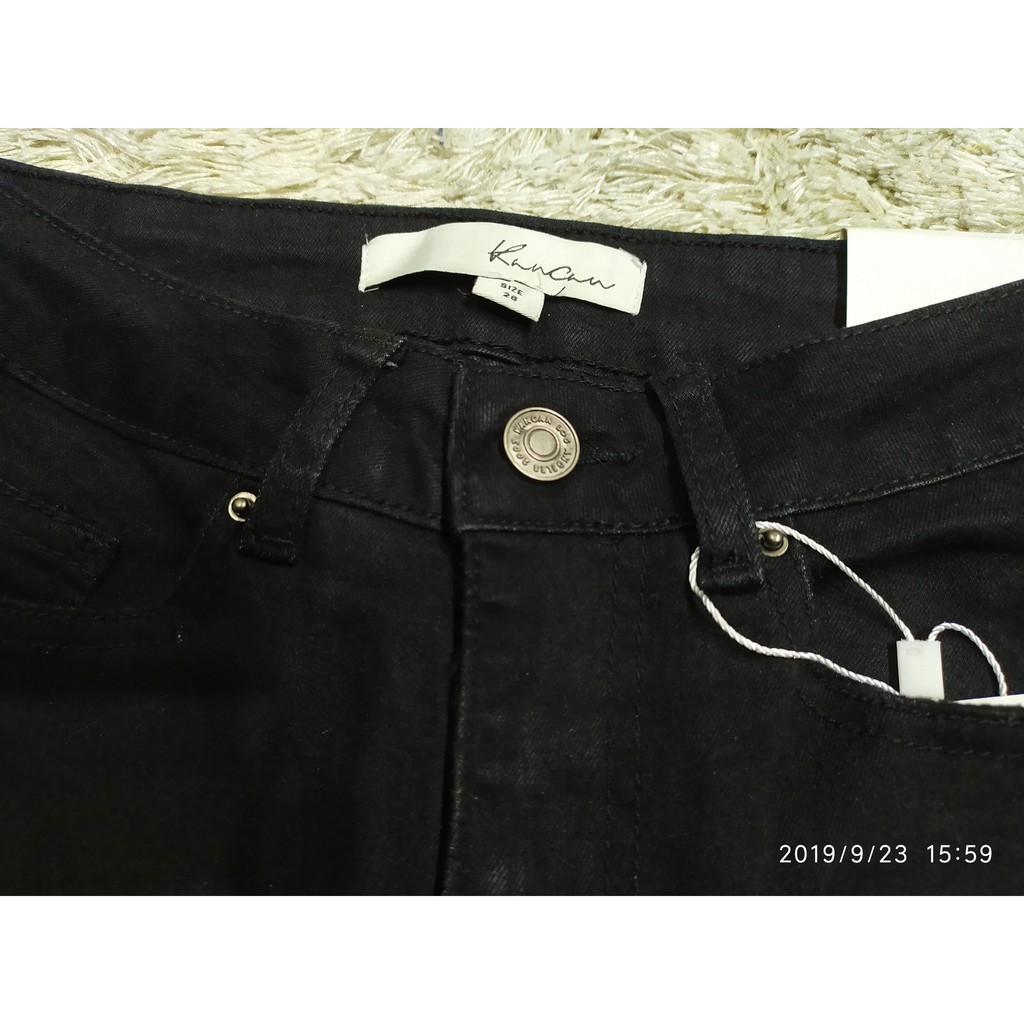 [Hàng xuất khẩu] Quần jean skinny đen chính hãng [Kancan] | BigBuy360 - bigbuy360.vn