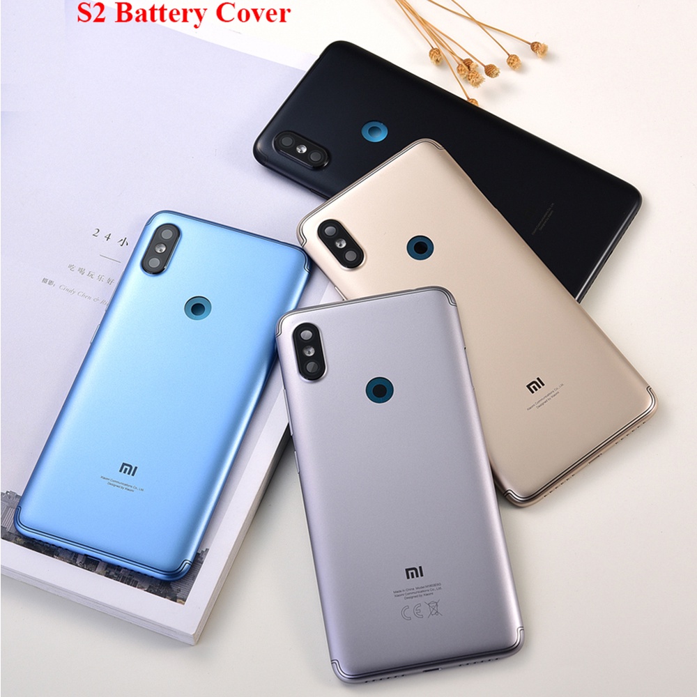 Nắp Lưng Điện Thoại + Nút Bấm Thay Thế Chuyên Dụng Cho Xiaomi Redmi S2 Y2