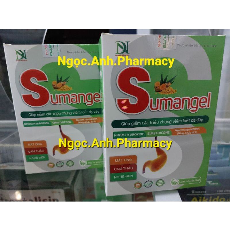 Gel dạ dày Sumangel vị ngọt mát dễ uống (hộp 20 gói)
