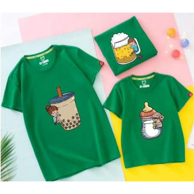 Áo thun gia đình size 8-95kg