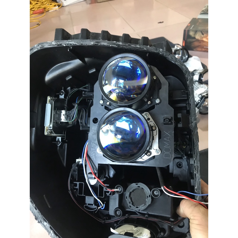 Dưỡng bi, Pat gắn đèn trợ sáng cho xe Huyndai Santafe 2015- 2020 2 bi, 2017-2019 1 bi, Elantra 2017 2 bi