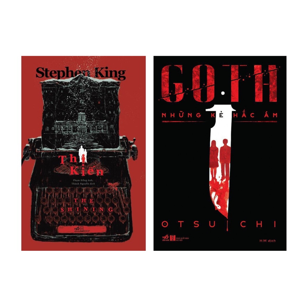 Sách Combo 2 Cuốn: Thị Kiến (The Shinning - Stephen King) + Goth - Những Kẻ Hắc Ám
