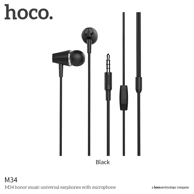 Tai Nghe hoco. M34 Chất Lượng Cao Giắc Cắm 3.5mm Dài 1.2m