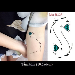 Xăm dán tattoo kim chỉ B323