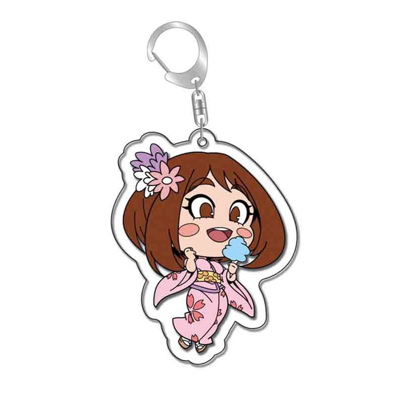 Móc Khóa Acrylic Hai Mặt Trong Suốt Họa Tiết Anime My Hero Academia