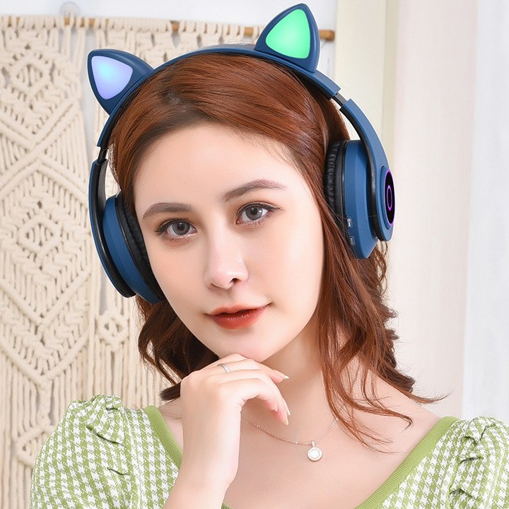 Tai nghe mèo đèn LED VZV-B39 siêu đỉnh, mẫu mới nhất trên thị trường