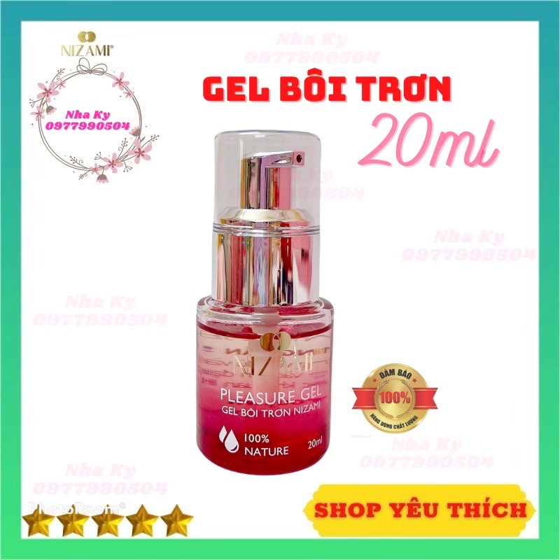 Gel bôi trơn vùng kín Nizami chính hãng 20ml
