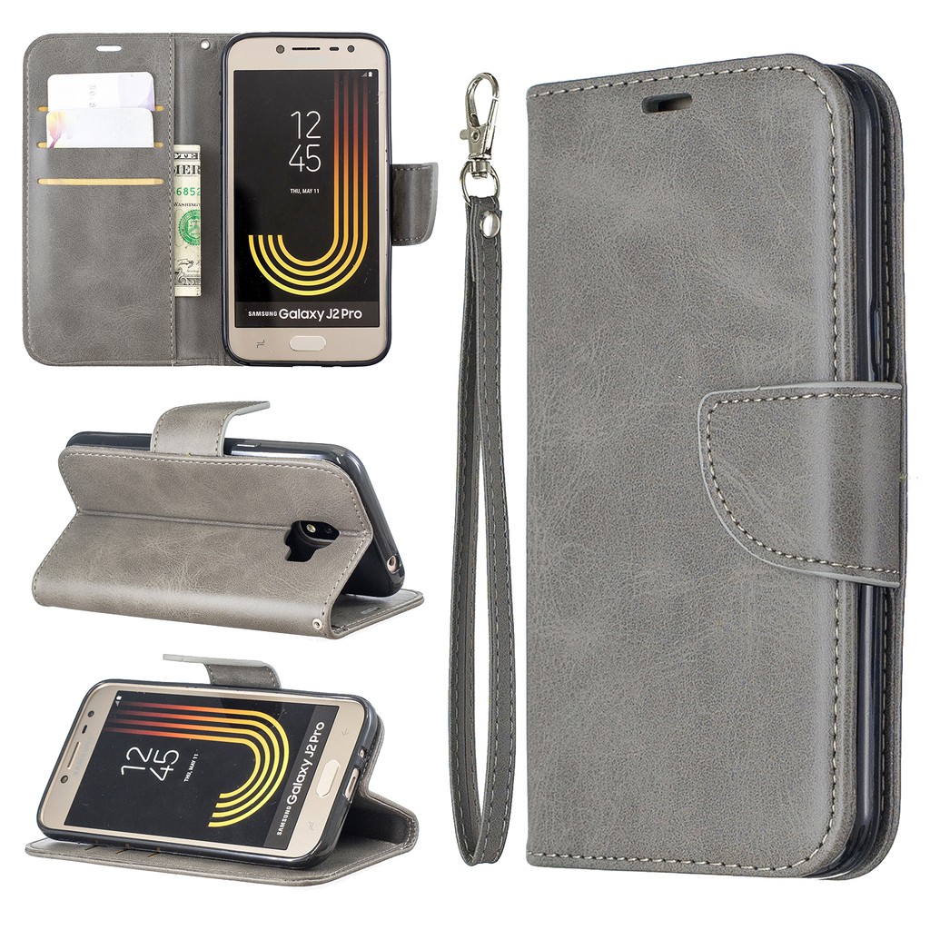 Bao da màu trơn cho Samsung Galaxy J2 Pro(2018)/J330/J3 Pro | BigBuy360 - bigbuy360.vn