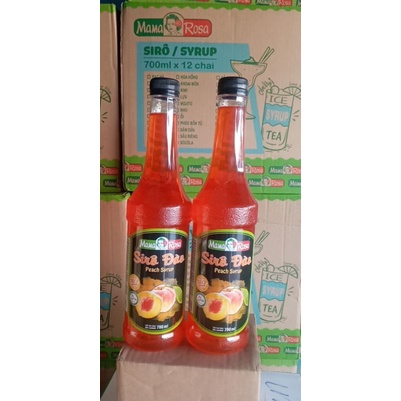 Si rô Đào MaMa Rosa 700ml