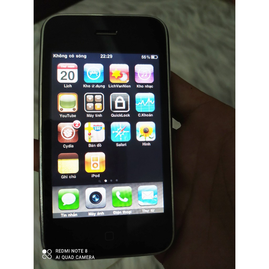 Điện Thoại Cổ Iphone 3G 8GB ZIN imei trùng