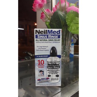 BÌNH RỬA MŨI NEILMED (TẶNG KÈM 10 GÓI MUỐI RỬA)