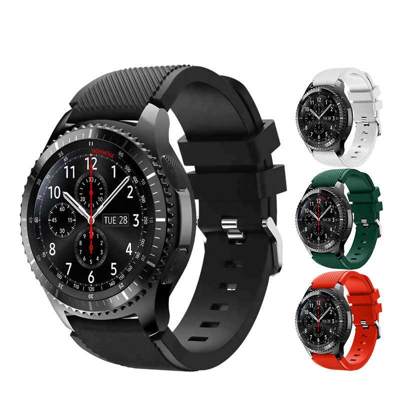 Dây Đeo 20/22mm Cho Đồng Hồ Thông Minh Samsung Galaxy Gear S3 Frontier/ Active2 Band Amazfit Pace/ Gts2/ Bip Gt 2/ 2e