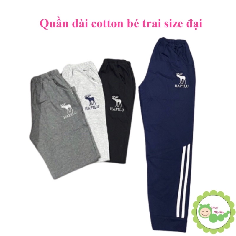 {20-30kg} Quần Dài Cotton bé trai size đại chất mịn đẹp - M432