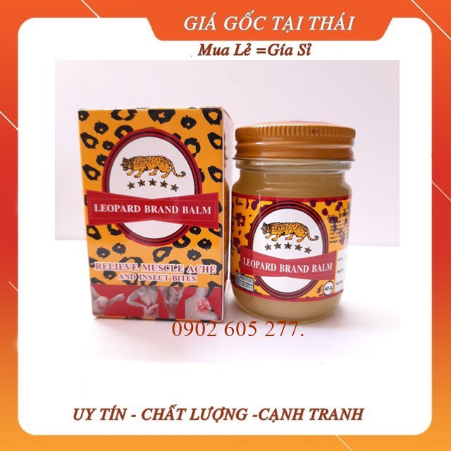 [Combo]12 Dầu cù là con báo Leopard Brand Balm Thái Lan 40gr