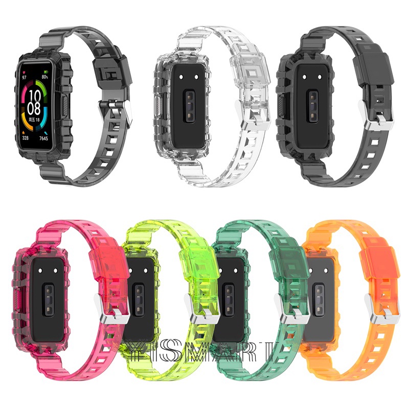 Dây Đeo Thay Thế Chất Liệu TPU Cao Cấp Cho Đồng Hồ Huawei Band 7/Band 6 Pro Honor Band 6