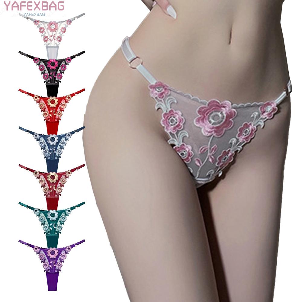 Sexy Women Lace Thong G-string Ultra-thin Panty Lingerie Sheer T-back Underwear