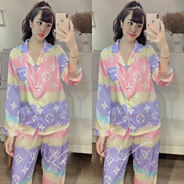 PIJAMA DÀI LV - HÀNG CAO CẤP