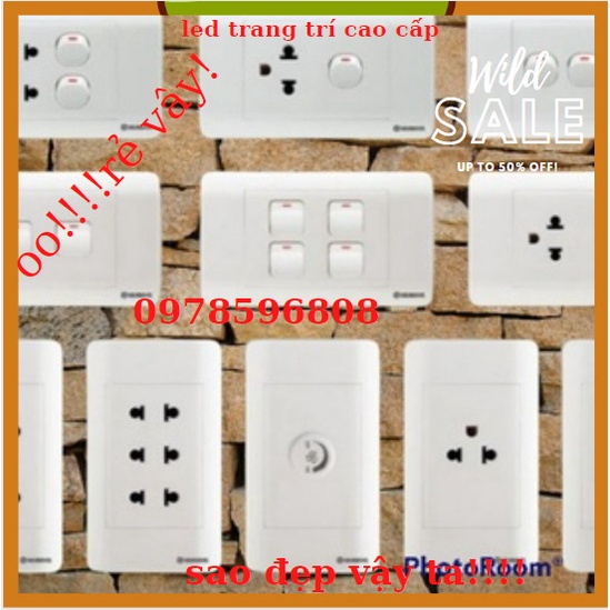 Ổ Cắm Điện Sino Âm Tường, Mặt Hại Công Tắc Ổ Cắm Điện Sino, Ổ Đôi Sino