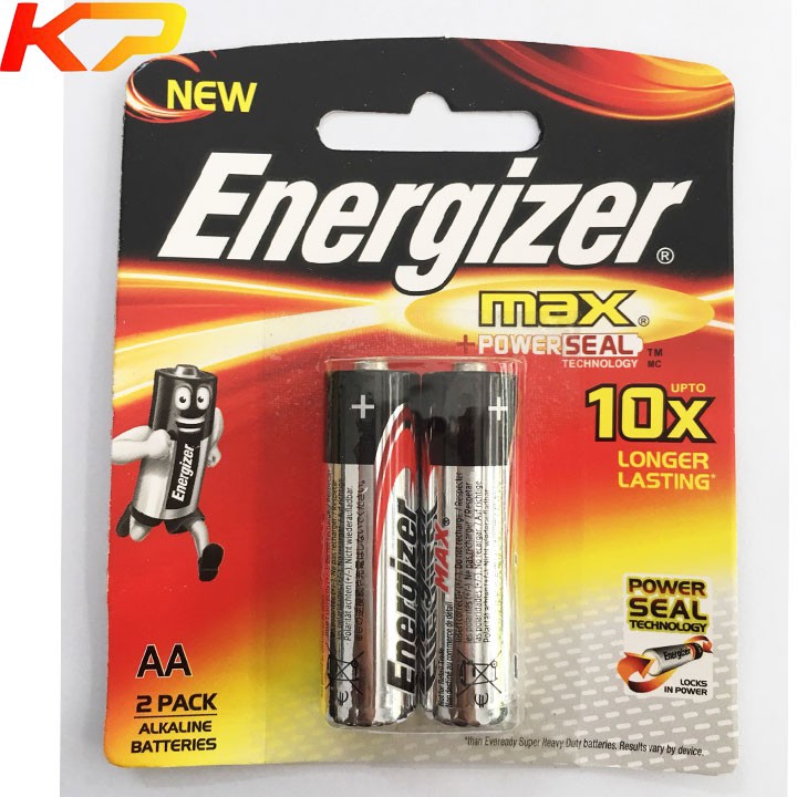 Pin AA / AAA Energizer Alkaline Chính Hãng - vỉ 2 viên.