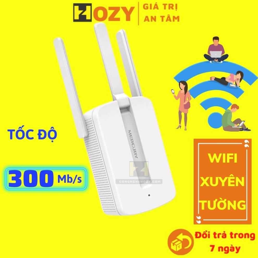 Kích sóng wifi Mercury MW310 xuyên tường , repeater wifi thu phát wifi nâng cấp hơn MW300re