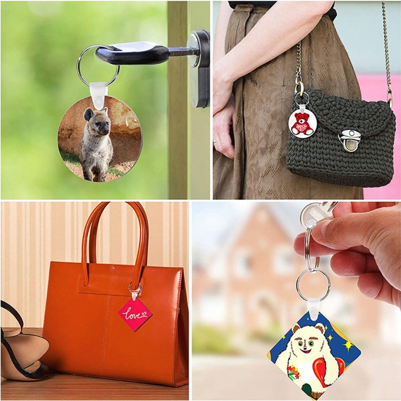 Bộ 32 Móc Khóa Chuyển Nhiệt Hai Mặt Mojito Kèm Móc Khóa