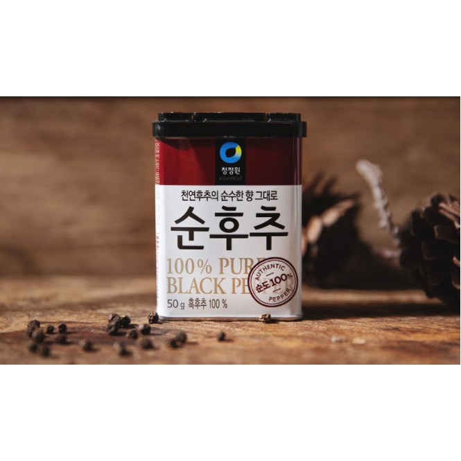 Tiêu đen xay nguyên chất Chungjungone 50g