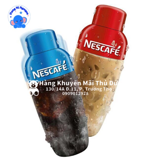 Bình nhựa lắc đá, pha chế Nescafe 300ml hàng khuyến mại siêu rẻ