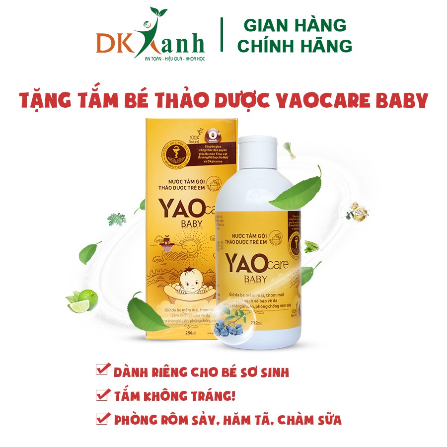 Combo 3 hộp / 9 chai Nước tắm sau sinh Dao'spa Mama - DK Pharma dành cho sản phụ, chai 250ml